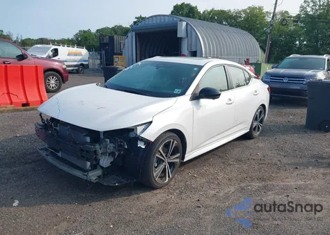 2021 Nissan Sentra Sr из США, поврежденный, VIN 3N1AB8DV1MY242765